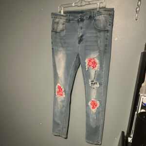 Young & Reckless Distressed Skinny Jeans